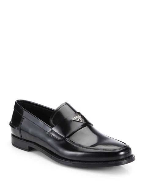 prada mens loafers|prada men's loafers black.